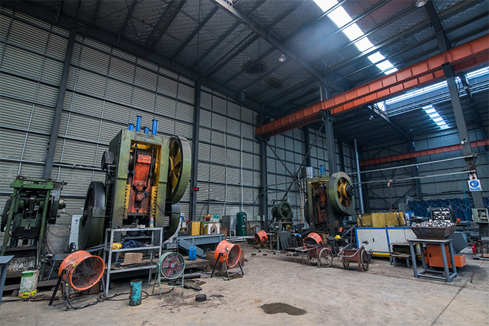 永济网架配件-锥头加工车间